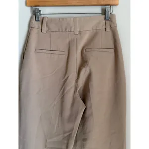 Favorite Daughter The Favorite Pant Pleated Wide Leg High Waist Beige Trouser 2 thumbnail 5