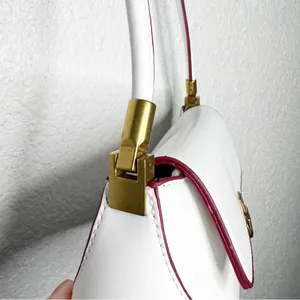 UNBRANDED WHITE STRUCTURED SMALL SHOULDER BAG thumbnail 5