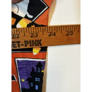 ScrubStar Halloween Scrub Top XL Ghost Pumpkin Black Cat Nurse Cotton Fun thumbnail 7