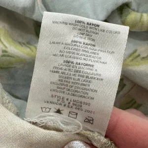 Kiwi + Punch Miami Floral Smocked Tiered Strapless Maxi Dress‎ L thumbnail 6