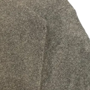 100% Cashmere Croft and Barrow‎ Women's Long Sleeve V-neck Sweater Pullover Gray thumbnail 4
