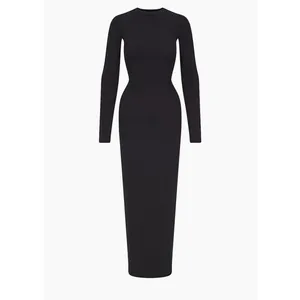 Skims Fits Everybody Crewneck Long-Sleeve Dress Small NWT thumbnail 2