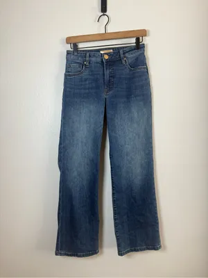 Kut From The Kloth Fab Ab Charlotte Wide Leg Jeans thumbnail 2