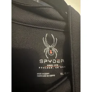Spyder Black Long-Sleeve Quarter-Zip‎ Pullover XL thumbnail 5