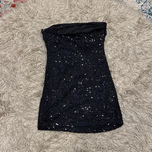 Abound sparkly sequin strapless mini dress size large thumbnail 5