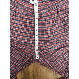 Aerie Plaid Pajama Pants Women's Small Red Navy Cotton Viscose Lounge Sleepwear thumbnail 8