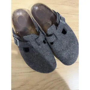 Birkenstock Boston Clog Grey Anthracite Wool Soft Size 40‎ P thumbnail 4
