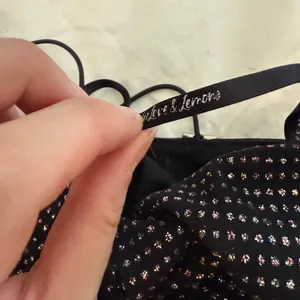For Love And Lemons Black and White Polka Dot Crop Top thumbnail 3