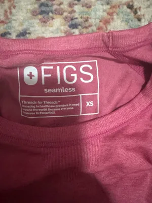 Pink Figs Salta Seamless Longsleeve hot Underscrub top thumbnail 2