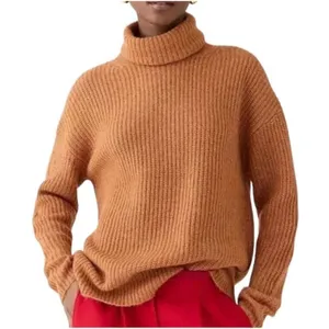 J.Crew Relaxed Turtleneck Sweater in Brushed Yarn Size Medium 2822 thumbnail 1