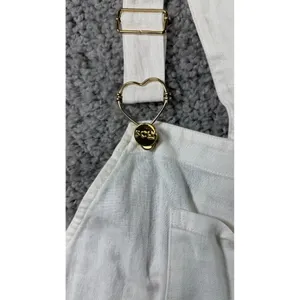 Stoney Clover Lane x Target Ivory Linen Blend Overalls Size L NWT thumbnail 6