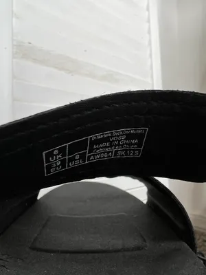DR.MARTENS VOSS LEATHER Platform SANDAL Double STRAP BLACK thumbnail 5