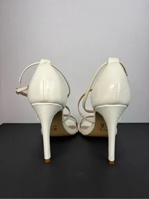 Mix No. 6 Women's Strappy High Heel Sandals in Cream thumbnail 8