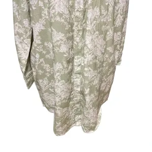 Roller Rabbit Caxias Darya Dress‎ Sage Green White Floral Size Small thumbnail 5