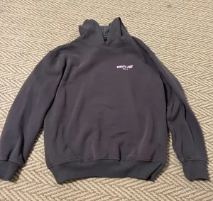 Grey white fox Hoodie thumbnail 1