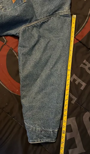 Vintage Carhartt Blanket Lined C59DST Jacket Denim Chore Barn Coat Men’s XL USA thumbnail 12