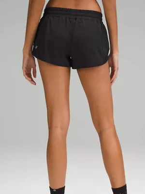 Lululemon Black Hotty Hot Low Rise Short Size 8 Tall thumbnail 2