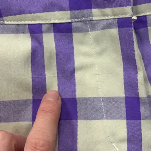 Adidas Golf Shorts Women 8 Purple Plaid Checkered‎ Athletic Sporty Colorful thumbnail 4