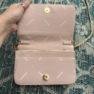 Bebe Crossbody Bag Y2k Small Faux Leather Gold Chain Wallet Purse‎ Embossed thumbnail 5