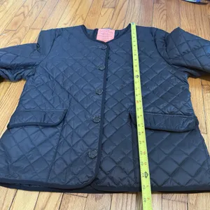 J. Crew Signature Puffer Quilted‎ Lightweight lady jacket in Black Size 14 thumbnail 8