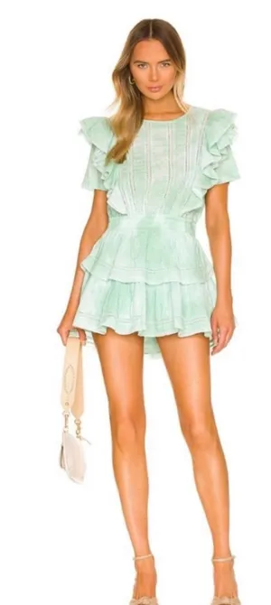 Love Shack Fancy Green Dress thumbnail 1