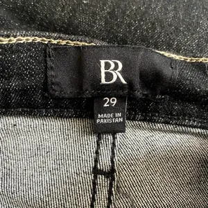 NWT Banana Republic Black High Rise Skinny Jeans Washwell Denim‎ Classic Size 29 thumbnail 8