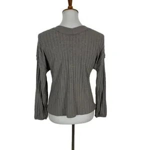 Altard‎ State Top Small Tan Long Sleeve Casual Boho Preppy Cozy thumbnail 4