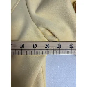 Laundry by Shelli Segal‎ Butter Yellow Faux Suede Motorcycle Jacket XL Biker thumbnail 7