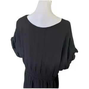 Womens Ava & Viv Classic Black Twist Front V Neck Woven Dress - Sz 2X thumbnail 4