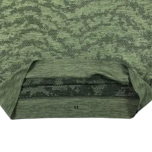 LULULEMON Swiftly Breathe Short Sleeve Top Sz M Green Athletic Everyday Travel thumbnail 5