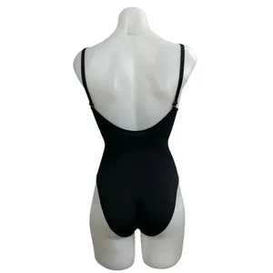Women's Black Sculpt Seamless Sweetheart Neck Sleeveless Tank Bodysuit Top Sz S thumbnail 3