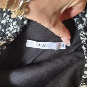 Bailey44 Elegant Black and White Tweed Dress thumbnail 3