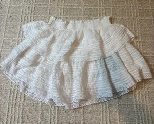 Aerie White Skirt Ruffle thumbnail 1
