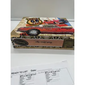 Far nine Vintage Style Route 66 Cigar Box Purse Bamboo Handle Americana Clutch thumbnail 10