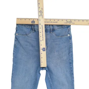 Free People Skinny Jeans Womens 27 Blue Denim Light Wash Straight Leg thumbnail 6