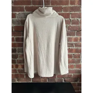 Haven Well Within Cream Cowl Neck Sweatshirt Lightweight Cozy Size XL thumbnail 3