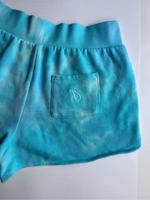 Victoria's Secret Light Aqua Athletic Lounge Pocket Shorts Size L thumbnail 11