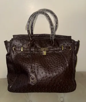 Noble Mount London Ostrich Office Tote Bag brown thumbnail 1