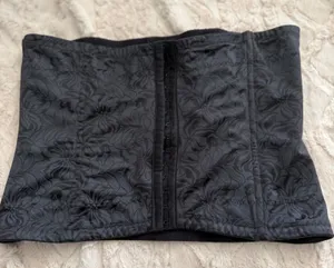 Floral Corset Waist Cincher Body Shaper‎ Black Women's Shapewear S/M Snatch thumbnail 1