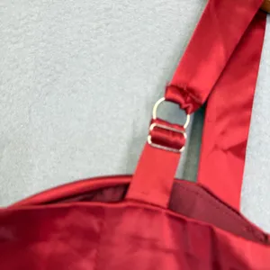 Heiress Beverly Hills Red Satin Ruched Bustier Midi Dress XS Bodycon Glam thumbnail 10