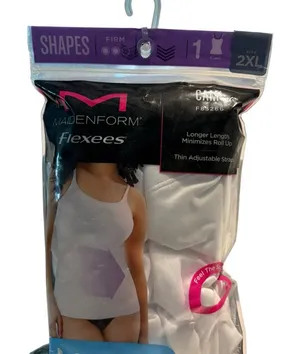 Maidenform Flexees Women's Cool Confort White Shaping Camisole - 2XL thumbnail 1