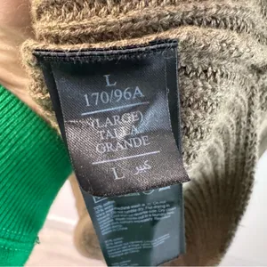 All‎ Saints Kadine Roll Neck Sweater in Military Green Large thumbnail 3