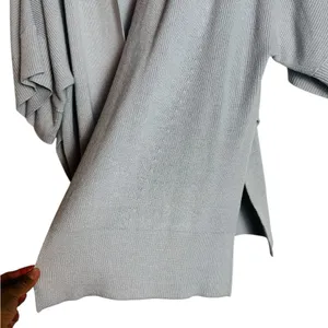 Jigsaw Womens Large Knitted Draped Cape Quiet Luxury Minimalist Effortless thumbnail 6