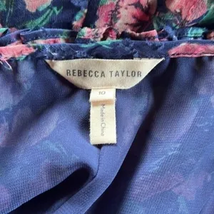 Rebecca Taylor Silk Blend “Tea Rose” Tank thumbnail 8