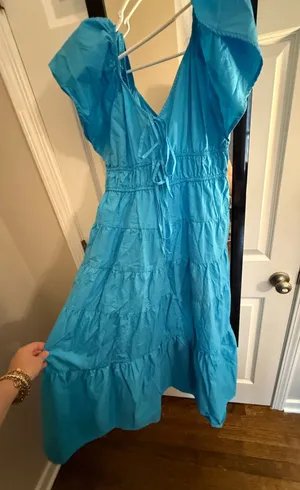 Blue boutique dress thumbnail 1