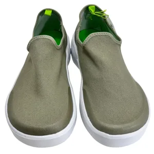 OOFOS OOMG Eezee recovery sneaker shoes in sage green thumbnail 3