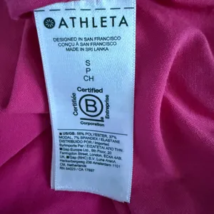Athleta Pink Long Sleeve Cinched Tie Athletic Shirt Size Small‎ thumbnail 9