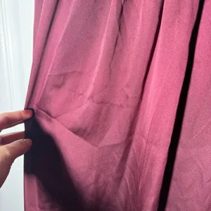 WHITE By Vera Wang • Long Strapless Bridesmaid Dress • Belt • Burgundy/Wine • 2 thumbnail 4
