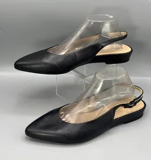 Lifestride with Soft System Percy Slingback Flats Womens Black 10 Pointed Toe thumbnail 1