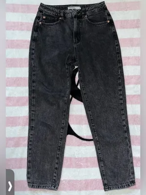 Garage Black Mom Jeans Size 3 waist 26 Grunge Y2K thumbnail 3